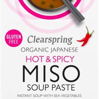 Паста для острого мисо-супа Clearspring с морскими водорослями