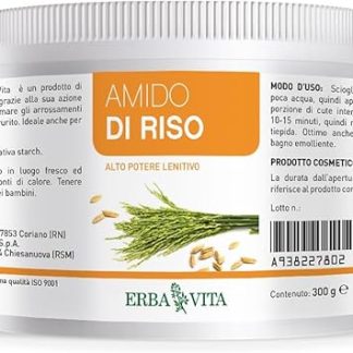 Рисовый крахмал в банке, 300 г, травяной