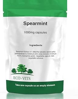 ECO-VITS Мятный лист (1000 мг) 240 капсул. Перерабатываемая упаковка, герметичный пакет.