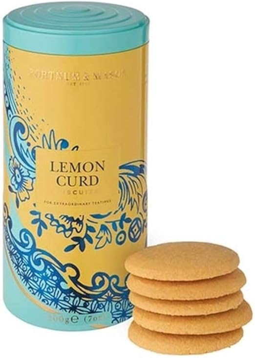 FORTNUM & MASON, Печенье «Пикадилли» с лимонным кремом, банка 200 г