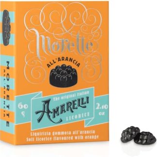 Моретта со вкусом апельсина - 60 г - Liqurizia Amarelli