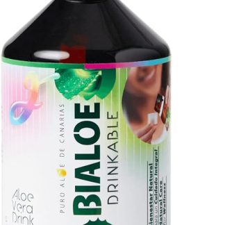 Напиток Atlantia Aloe Bialoe с соком алоэ вера, изготовленный из чистого сока алоэ вера, 100% перерабатываемая упаковка, 500 мл.