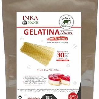 Желатиновая пленка - Халяль - 30 листов. Нейтральный вкус.