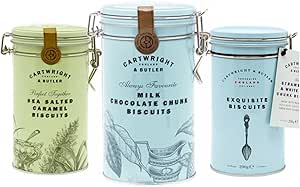 Cartwright & Butler Коробка из трех печений Упаковано в наши многоразовые коробки с фирменными защелками Включает печенье с шоколадной крошкой