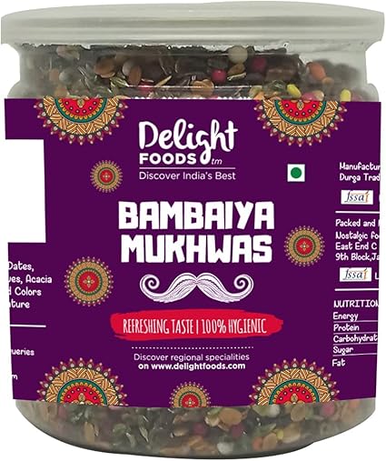 Традиционный мукхвас от Delight Foods - гигиенически упакован (смесь «Бамбайя» - 300 г)