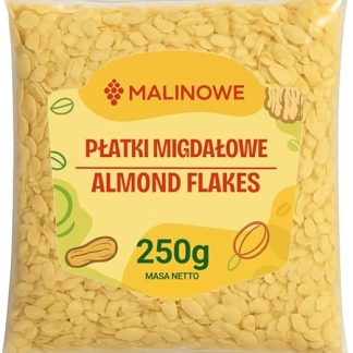 Малиновые миндальные хлопья, 250 г, нарезанный миндаль