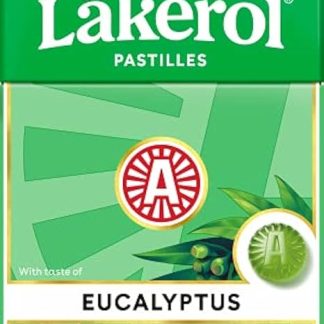 Леденцы Cloetta Lakerol с эвкалиптом, 10 коробок по 25 г.