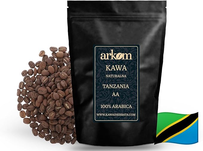 Кофе Arkom Tanzania AA Арабика в зернах, 1 кг