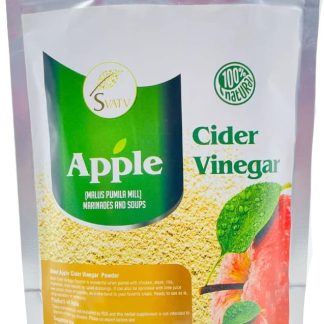 Натуральный яблочный уксус в порошке SVATV (Malus Pumila Mill) | 75 порций | Сушеный распылением | Без глютена | Без консервантов | Ароматизатор для супов, салатов, рагу | 227 г, 226,8 г, полфунта