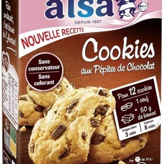 Alsa Preparation Cookies Pépites de Chocolat (лот из 4 шт.)