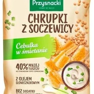 PRZYSNACKI Чечевичные чипсы с луком 80 г