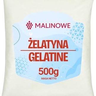 Малиновый желатин 500 г, пищевая свинина 180 г