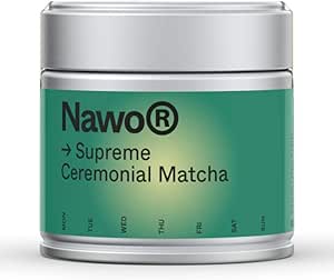 Nawo® Routines Matcha Ceremonial Supreme – 30 г, высококачественный церемониальный, 100% органический и натуральный порошок зеленого чая из Японии.