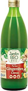 Jardin BiO étic - Чистый лимонно-имбирный сок - органический - соленый - сертифицирован AB - флакон 50 мл