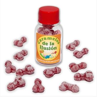 12 конфет в форме уточек со вкусом клубники и вишни.