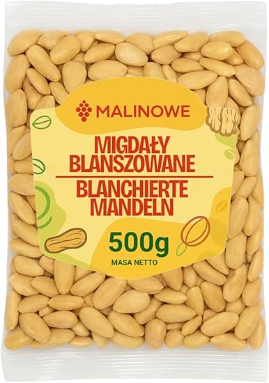 Малиновый бланшированный миндаль, 500 г, высокое качество.