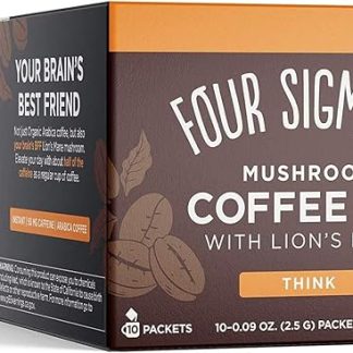 Органический грибной кофе Four Sigmatic Растворимый кофе арабика с грибами львиной гривой, чагой и родиолой Растворимая смесь грибного кофе для повышения концентрации внимания и поддержки иммунитета 10 упаковок