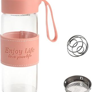 Стеклянный шейкер для протеина, 480 мл, шейкер для протеина, шейкер для протеина с ситечком и шариком из нержавеющей стали, фитнес-стакан, шейкер для протеина, спортивные добавки, C