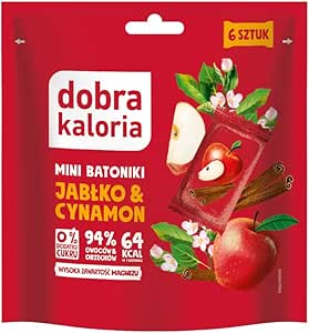Мини-батончики Dobra Kalaria с яблоком и корицей, 108 г