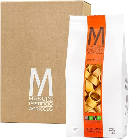Mancini Pastificio Agricolo - Каламарата 500 гр - Коробка по 12 упаковок