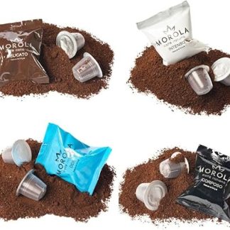 Morola Caffè Italiano — 100 капсул, совместимых с Nespresso® Morola — Образцы капсул Nespresso® — Дегустация Nespresso® — 4 вкуса