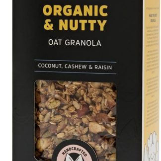 Rollagranola: Органическая гранола с орехами | 100% органические и натуральные цельные продукты, без глютена | веганский продукт | без рафинированного сахара | упаковка 400 г