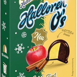 Конфеты Halloren O's • Яблоко, корица • Шоколадные конфеты с начинкой • 125 г