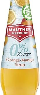 Сироп Mautner Markhof «Апельсин-Манго» с 0% сахара, 6 x 700 мл