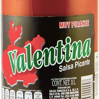 Острый мексиканский соус Valentina / (1 упаковка) – 1 л, без глютена, жира и сахара, коллекция Viva México от Mexhaus