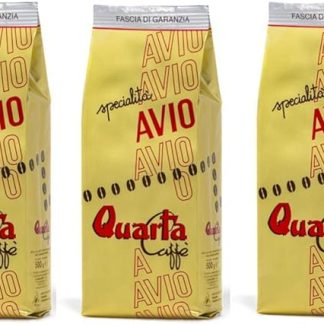 Кофейная смесь QUARTA Caffè AVIO ORO в зернах по 500 г, 3 упаковки. Классическая смесь отборных сортов арабики. Изысканная смесь кофе, произведенного в Саленто, в итальянском регионе Апулия.