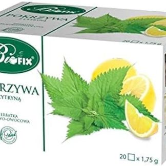 Травяной и фруктовый чай «Би фикс» с крапивой и лимоном в пакетиках.