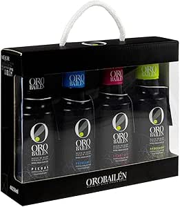 Оливковое масло первого холодного отжима Oro Bailen - упаковка из 4 бутылок по 250 мл.