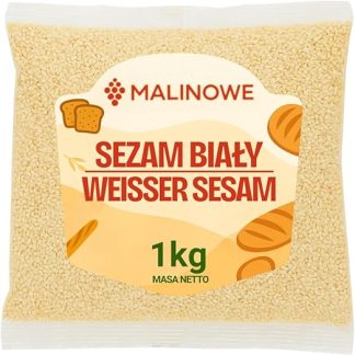 Семена белого кунжута цвета малины, 1 кг, натуральные, очищенные от скорлупы.