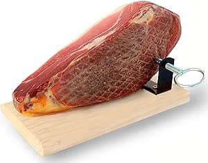 Вяленая хамон серрано без костей – испанская вяленая хамон серрано Jamonprive – 1 кг (мини-версия) без подставки для хамона