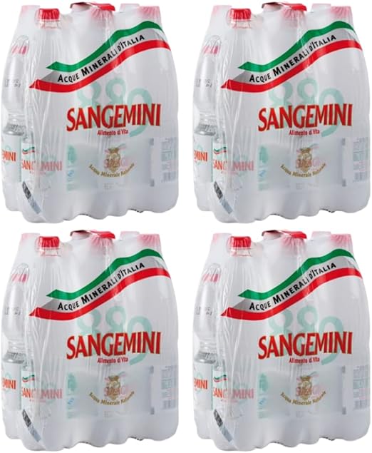 Sangemini Acqua Minerale Naturale 24 бутылки Da 1,5 л