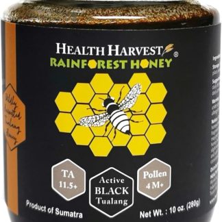 Черный мед Туаланг 280 г (содержание титруемой кислотности 11,5+, количество пыльцы 4,0 миллиона+, разнообразие пыльцы 100+). Интенсивный выбор для женщин. Консервированный, сырой, непастеризованный, нефильтрованный.