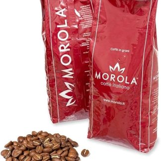 Morola Caffè Italiano - Кофе в зернах - Красная смесь - Пакет 1000 г - Упаковка 1 кг - Кофе произведен в Италии