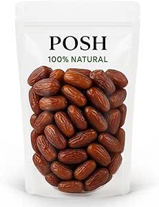 Сухофрукты POSH, финики без косточек, натуральные, коричневые, высококалорийные закуски для выпечки, 1 кг