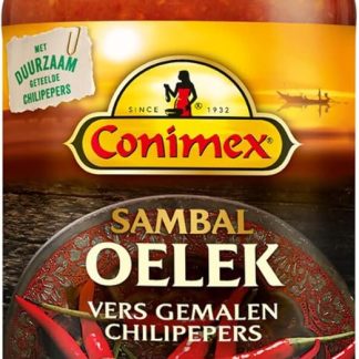 Conimex Sambal Oelek, индонезийский соус из молотого чили, 200 г