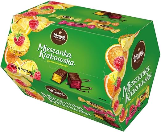 Шоколадные желейные конфеты Wawel Krakowska Mix, 2,8 кг