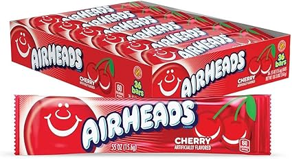 Конфеты Airheads Cherry 15 г (упаковка из 36 штук)