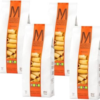Mancini Pastificio Agricolo - Ригатони 2 кг (4 упаковки по 500 гр)