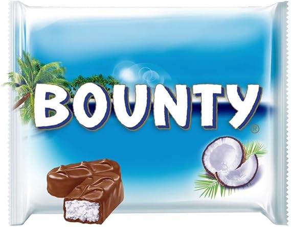Набор из 5 шоколадных батончиков Bounty с кокосом и молоком, 5 x 57 г.
