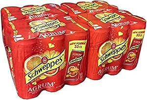 Schweppes Agrum Zero 33cl Slim (упаковка из 24 штук)