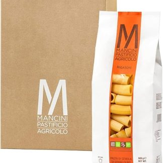 Mancini Pastificio Agricolo - Ригатони 500 гр - Коробка по 12 упаковок
