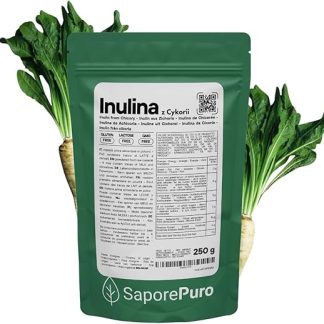 Инулиновый порошок SaporePuro 250 г - клетчатка из корня цикория - натуральный пребиотик - короткоцепочечный