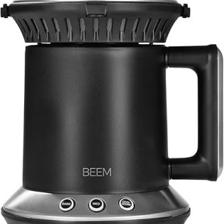 Кофемашина для обжарки BEEM ROAST-PERFECT, в комплекте 200 г сырого бразильского кофе (цельные зерна, необжаренные) 2 уровня обжарки интервальная обжарка [нержавеющая сталь, стекло]