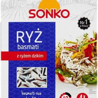 Рис басмати Сонко с диким рисом 400 г (4 x 100 г)