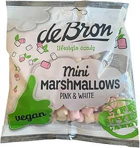 De Bron, lifestyle Candy, веганские мини-зефирки, 1 упаковка (75 г)