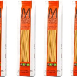 Mancini Pastificio Agricolo - Спагеттони квадратные 2 кг (4 упаковки по 500 гр)